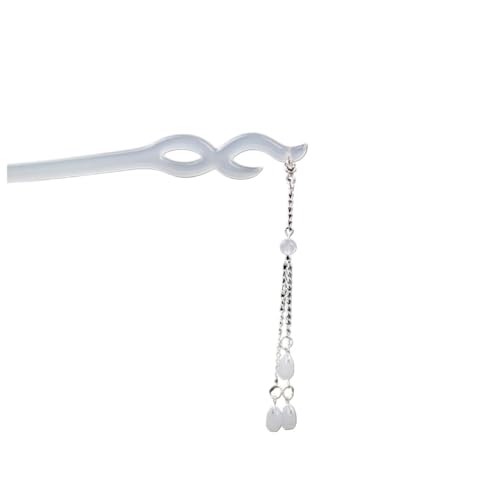 Haarnadeln aus Holz im chinesischen Vintage-Stil für Damen und Mädchen, Mondquaste, Haarnadel, Hanfu-Kopfbedeckung, Schmuck, Haar-Accessoires (Stil 5) von pipisweet