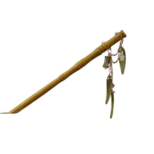 Haarnadeln aus Holz im chinesischen Vintage-Stil für Damen und Mädchen, Mondquaste, Haarnadel, Hanfu-Kopfbedeckung, Schmuck, Haar-Accessoires (Stil 8) von pipisweet