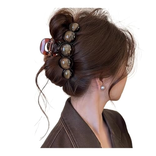 Haarspange für Damen, Retro-Farbverlauf, 11 cm, geometrische Kunststoff-Haarnadel, Hai-Clip, modisch, alles Haarspange für Damen, Retro-Farbverlauf, 11 cm, geometrische Kunststoff-Haarnadel, Hai-Clip, modisch, alles von pipisweet