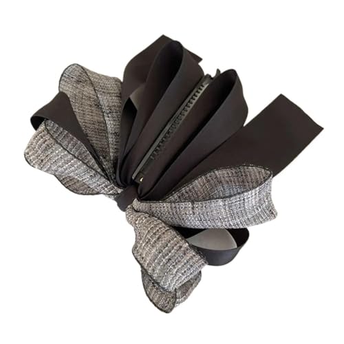 Korea-Bandschleife, Bananen-Clip, Kunstperle, vertikaler Pferdeschwanz-Clip, süße Haarnadel, modischer Haarschmuck für Damen (01) von pipisweet