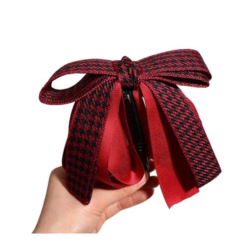 Korea-Bandschleife, Bananen-Clip, Kunstperle, vertikaler Pferdeschwanz-Clip, süße Haarnadel, modischer Haarschmuck für Damen (05) von pipisweet