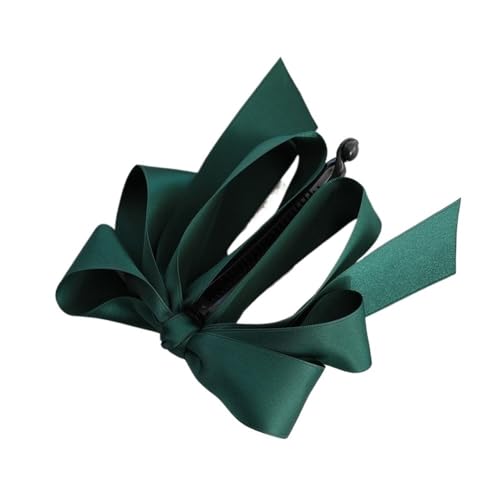 Korea-Bandschleife, Bananen-Clip, Kunstperle, vertikaler Pferdeschwanz-Clip, süße Haarnadel, modischer Haarschmuck für Damen (09) von pipisweet