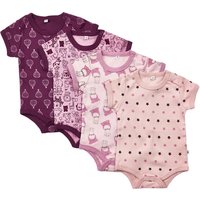 pippi Kurzarmbody 4er Pack Lilac von pippi