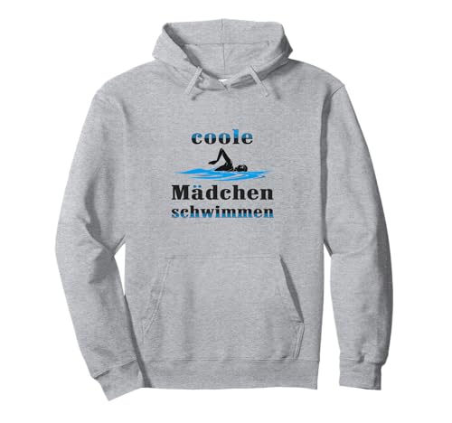 Coole Mädchen schwimmen Pullover Hoodie von pipyfresh