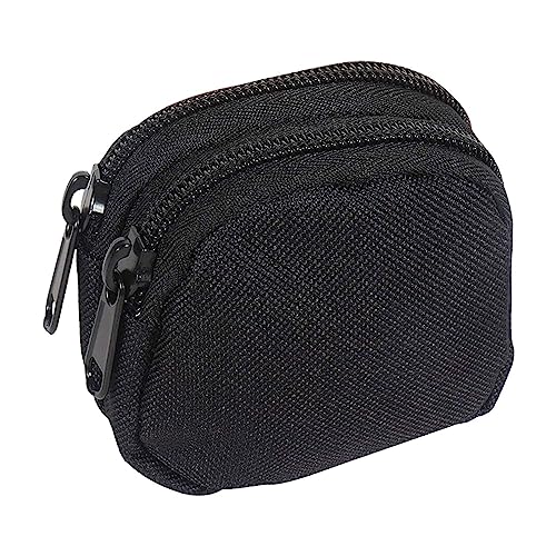 Münzbörse mit Gürtelschlaufe, Geldbörse, Kleingeldhalter, Münztasche für Rucksackreisen, Outdoor, 1000D Nylon, Schwarz , Casual Münzbörse mit Gürtelschlaufe, Geldbörse, Kleingeldhalter, Münztasche für Rucksackreisen, Outdoor, 1000D Nylon, Schwarz , Casual von pistro