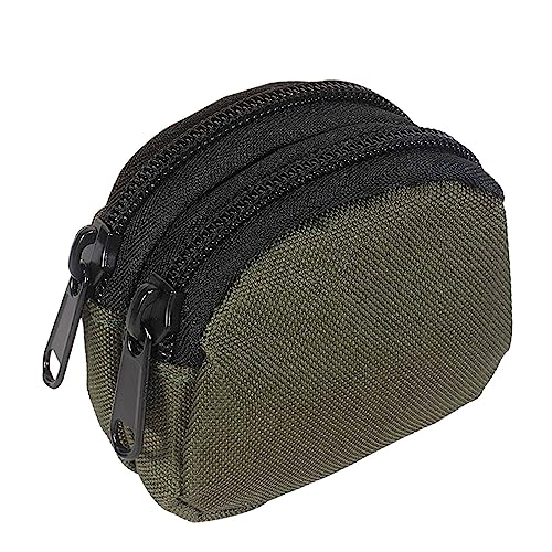 Münzbörse mit Gürtelschlaufe, Geldbörse, Kleingeldhalter, Münztasche für Rucksackreisen, Outdoor, 1000D Nylon, grün, Casual Münzbörse mit Gürtelschlaufe, Geldbörse, Kleingeldhalter, Münztasche für Rucksackreisen, Outdoor, 1000D Nylon, grün, Casual von pistro