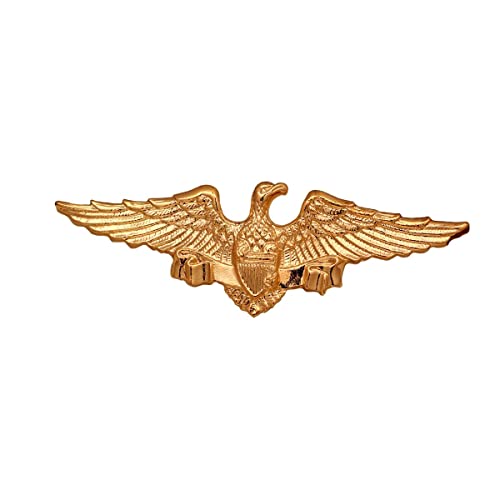Retro-Stil Herren Revers Golden Adler Party Brosche Pin Hochzeitskleid Enhancer 7,1 x 2,3 cm von pistro
