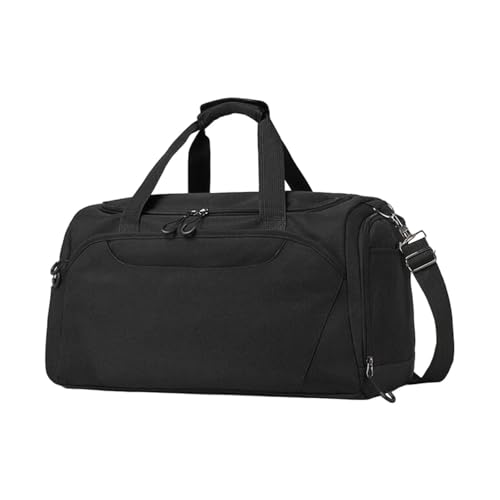 Sporttasche für Männer, Workout-Tragetasche mit Schuhfach, 50x24x30 cm, leichte Umhängetasche für Fitness, Training, Kurztrip- Schwarz Sporttasche für Männer, Workout-Tragetasche mit Schuhfach, 50x24x30 cm, leichte Umhängetasche für Fitness, Training, Kurztrip- Schwarz von pistro
