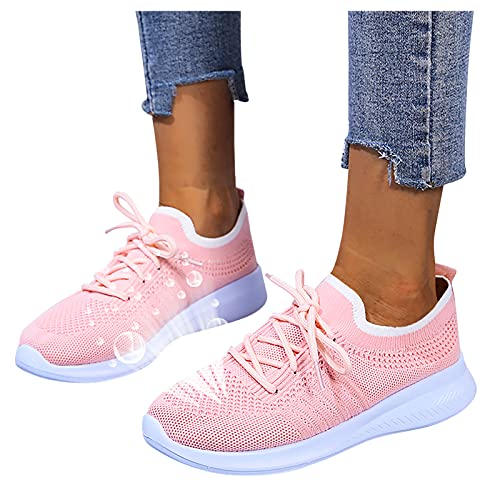 Damen Mesh Sneaker Damen Slip On Canvas Flache Schuhe Elegant Frauen Beiläufige Sportschuhe Weiss Schwarz Atmungsaktive Schuhen Sommer Herbst Turnschuhe Laufschuhe von pitashe_Bekleidung