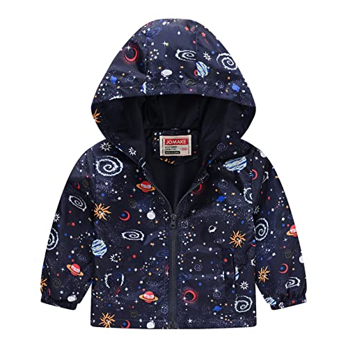 Kinder Regenjacke Übergangsjacke Wanderjacke Trekkingjacke Jungen Mädchen Softshelljacke Regenjacke gefüttert mit Kapuze Kinder Warm Druck Wanderjacke Outdoorjacke Winddicht Atmungsaktiv B041 von pitashe_Bekleidung