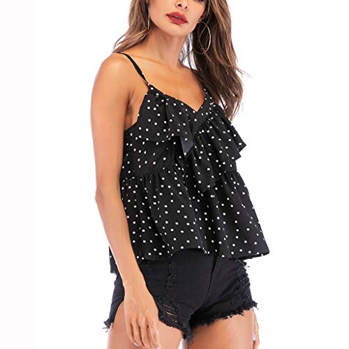 Pitashe Damen Tops Damen Criss Cross Bunt 3D Print Racerback Sport Weste Cami Top T-Shirt 3D Print Gothic mehrfache Träger Sleeveless Hemd Weste Trägershirts Bandagen Ärmellos Strappy Tank Bluse von pitashe Tops