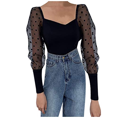 Pitashe Damen Tops Frauen 3D Schädel Printed Sommer Tank Tops, 2020 Damen Mode Sommer Herbst Frauen Damen Drucken Aus der Schulter Hemd Kurzarm Beiläufige Tops Bluse von pitashe Tops