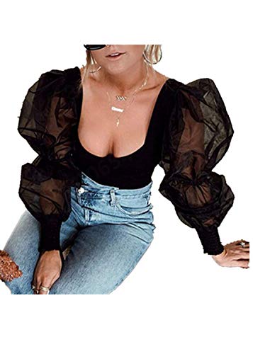 Pitashe Damen Tops Frauen 3D Schädel Printed Sommer Tank Tops, 2020 Damen Mode Sommer Herbst Frauen Damen Drucken Aus der Schulter Hemd Kurzarm Beiläufige Tops Bluse von pitashe Tops