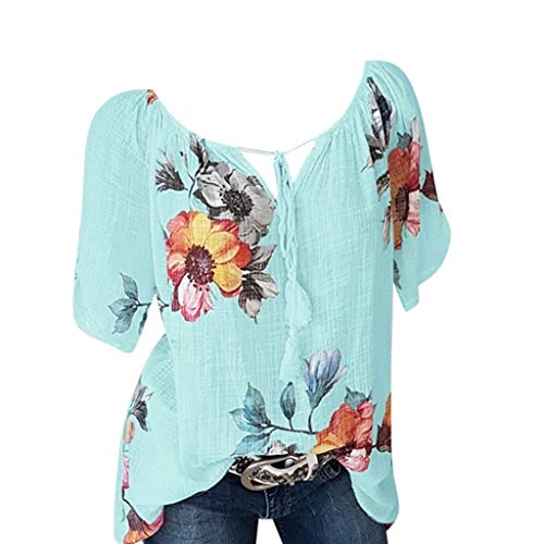 Pitashe Damen Tops Freizeit Bequem Blumen Drucken V-Ausschnitt Kurzarm Damen Sommer T-Shirts Weste Crop Top Tank Top Party Oberteile Blusen Camisole Hemd Bekleidung Vest Bauchfrei Tunika Shirts Tops Pitashe Damen Tops Freizeit Bequem Blumen Drucken V-Ausschnitt Kurzarm Damen Sommer T-Shirts Weste Crop Top Tank Top Party Oberteile Blusen Camisole Hemd Bekleidung Vest Bauchfrei Tunika Shirts Tops von pitashe Tops