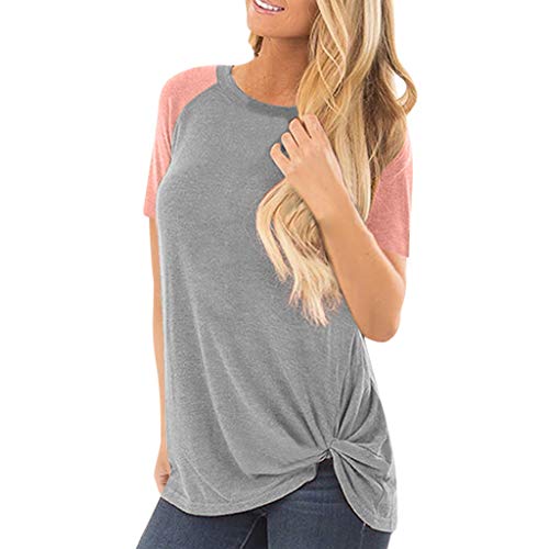 Pitashe Damen Tops Freizeit Rundhals Kurzarm Einfarbig Baumwolle Damen Sommer T-Shirt Crop Top Weste Baumwolle Tops Tank Top Party Oberteile Bluse Camisole Hemd Bekleidung Vest Bauchfrei Tunika Shirts von pitashe Tops