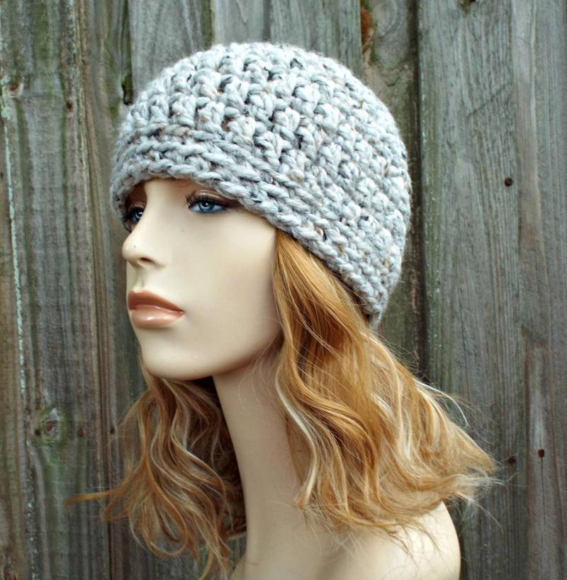 Grobstrick Häkelmütze, Damenmütze, Herrenmütze, Wintermütze, Häkelmütze von pixiebell