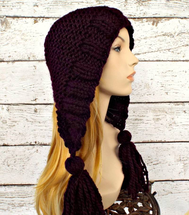 Grobstrick Strickmütze, Damenmütze, Herrenmütze, Ohrenklappenmütze, Wintermütze Grobstrick Strickmütze, Damenmütze, Herrenmütze, Ohrenklappenmütze, Wintermütze von pixiebell