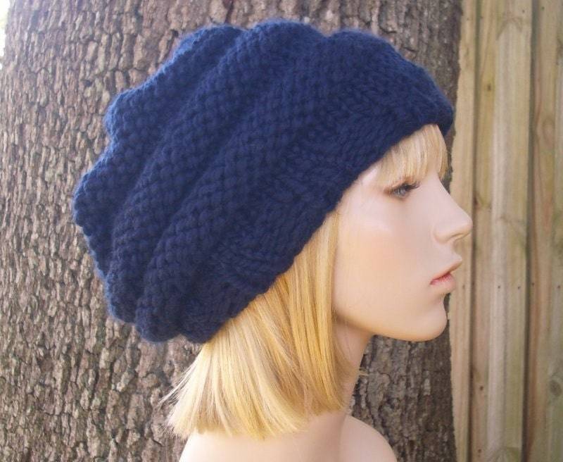 Grobstrick Strickmütze, Damenmütze, Herrenmütze, Wintermütze, Baskenmütze, Slouchy Beanie, Übergroße Beehive Navy Grobstrick Strickmütze, Damenmütze, Herrenmütze, Wintermütze, Baskenmütze, Slouchy Beanie, Übergroße Beehive Navy von pixiebell