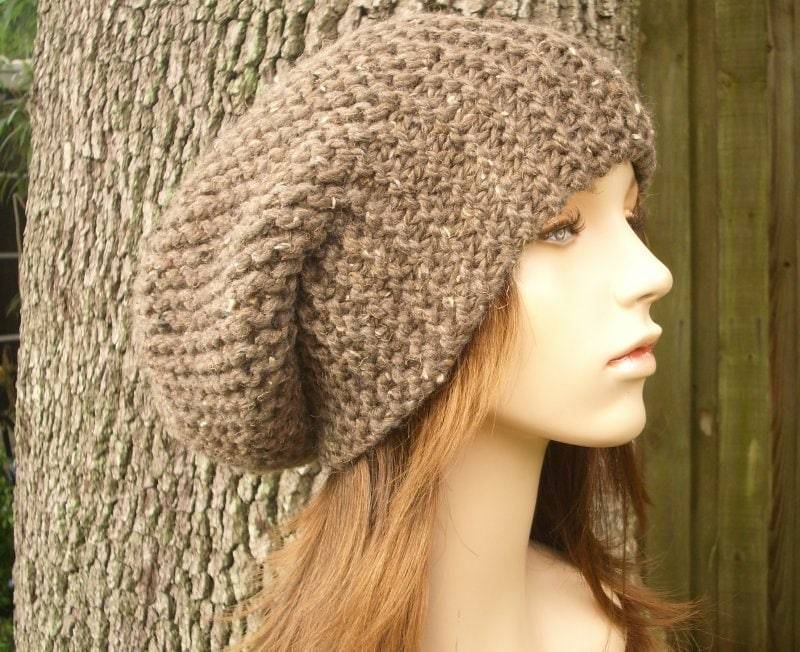Oversized Strickmütze, Grobstrick Mütze, Damenmütze, Herrenmütze, Wintermütze, Slouchy Beanie, Beanie von pixiebell