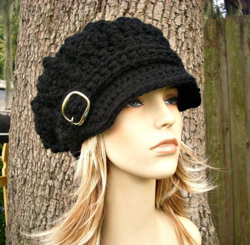 Schwarze Schiebermütze, Damenmütze, Herrenmütze, Wintermütze, Mütze, Herbst Modeaccessoires, Monarch Mütze Schwarze Schiebermütze, Damenmütze, Herrenmütze, Wintermütze, Mütze, Herbst Modeaccessoires, Monarch Mütze von pixiebell
