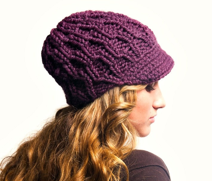 strickmütze, Damenmütze, Herrenmütze, Wintermütze, Mütze Amsterdam Mit Zopfmuster von pixiebell