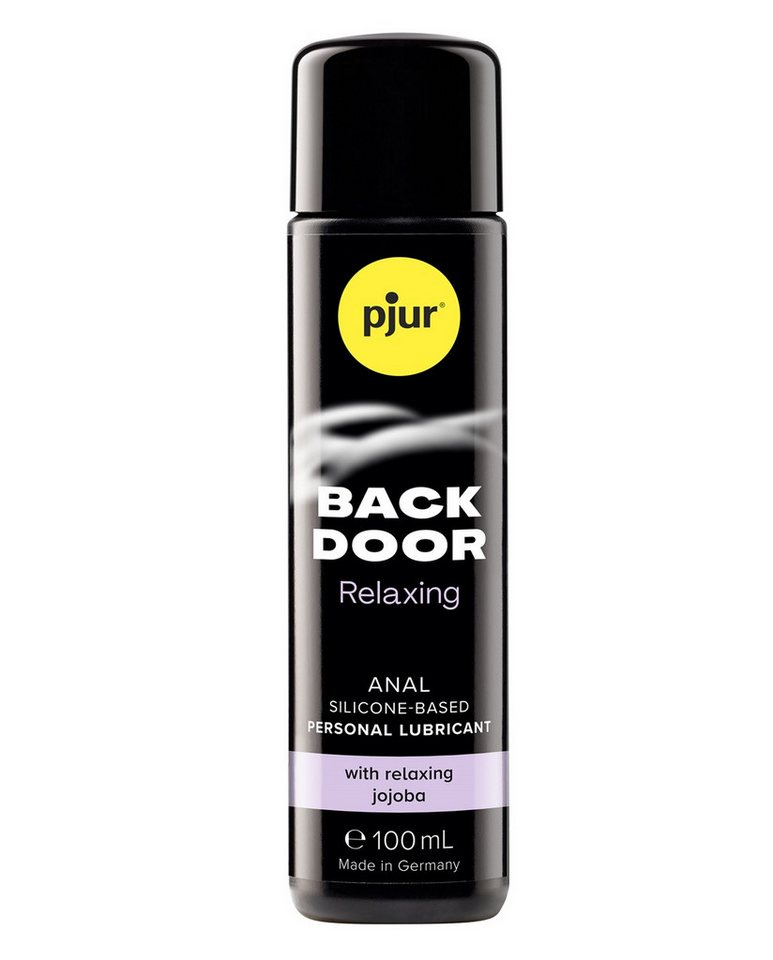pjur Analgleitgel Back Door Relaxing - 100ml, auf Silikonbasis mit entspannendem Jojoba - Made in Germany von pjur