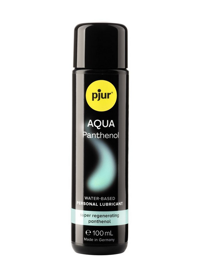 pjur Gleitgel AQUA Panthenol - 100 ml - Wasserbasiert und feuchtigkeitsspendend, Pflegend und regenerierend - für harmonische Momente - Made in Germany von pjur