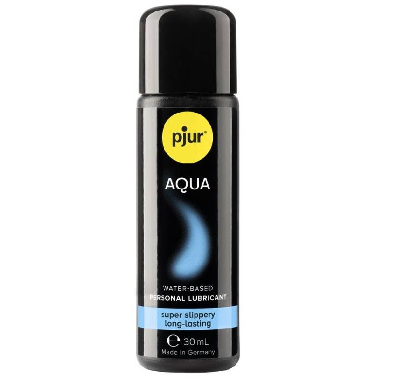 pjur Gleitgel AQUA Waterbased Personal Lubricant, - Super Slippery & Long Lasting, Flasche mit 30ml, 1-tlg., superfeuchtes Premium-Gleitmittel auf Wasserbasis von pjur
