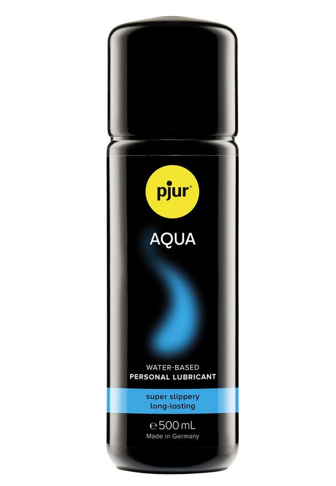 pjur Gleitgel Aqua Gleitmittel - 500ml, für ein angenehmes und weiches Gefühl - Made in Germany von pjur