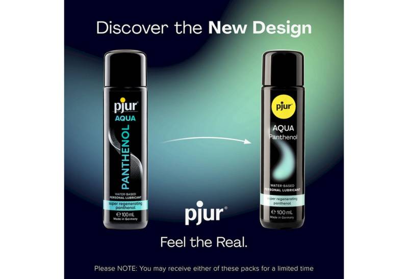pjur Gleitgel Aqua Panthenol - Wasserbasierte Gleitmittel und Massagegel - 100 ml von pjur