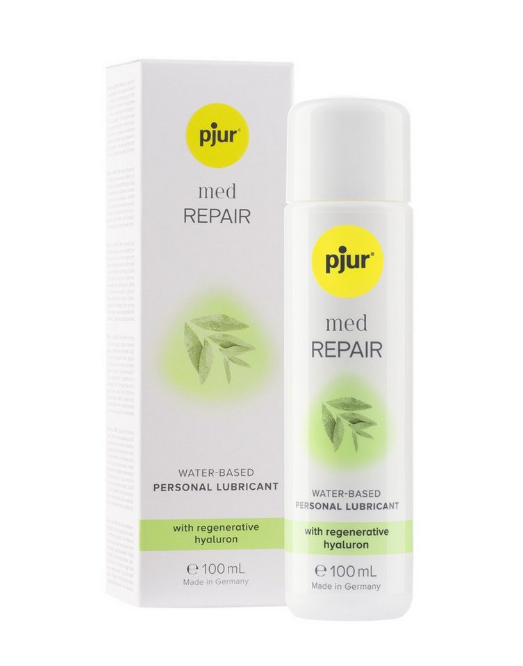 pjur Gleitgel Med Repair Glide - 100ml, auf Wasserbasis - extra feucht & regenerierend - Made in Germany von pjur