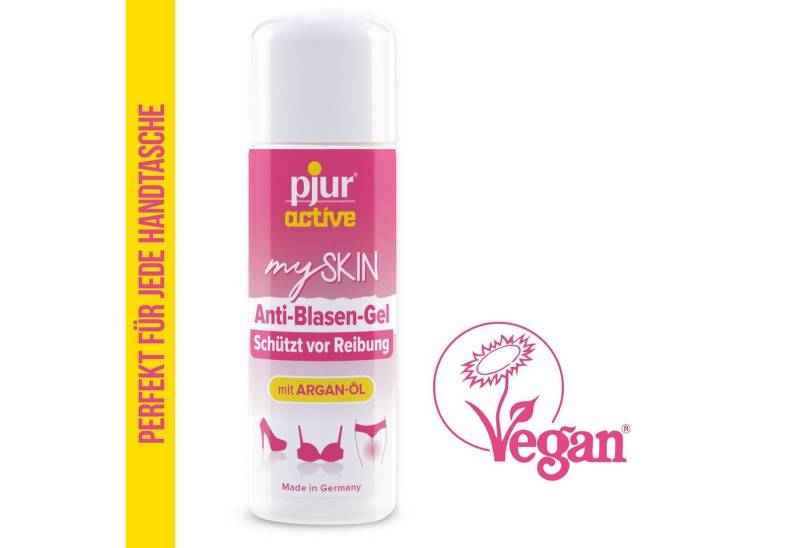 pjur Hautpflegegel pjuractive mySKIN 30ml - Anti-Blasen-Gel, gegen Reibung, mit Arganöl und Vitamin E - Vegan - Made in Germany von pjur