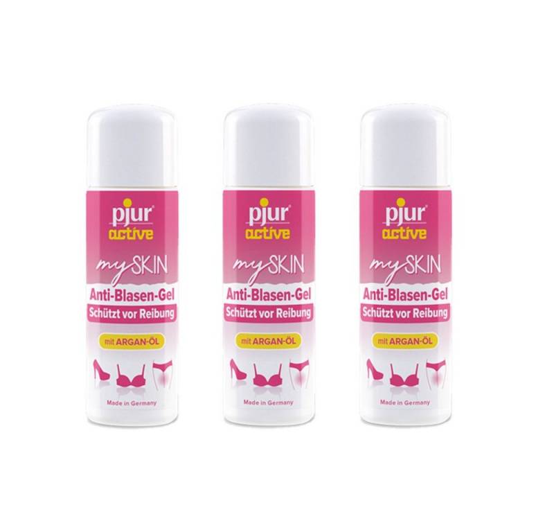 pjur Hautpflegegel pjuractive mySKIN 3x 30ml - Anti-Blasen-Gel, gegen Reibung, mit Arganöl und Vitamin E - Vegan - Made in Germany pjur Hautpflegegel pjuractive mySKIN 3x 30ml - Anti-Blasen-Gel, gegen Reibung, mit Arganöl und Vitamin E - Vegan - Made in Germany von pjur