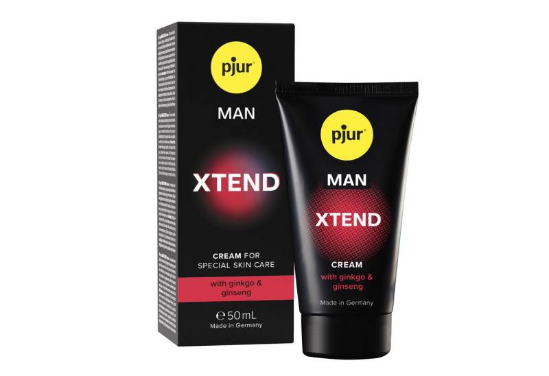 pjur Verzögerungsmittel 12900, Man Xtend Cream - 50ml, stimulierende Potenzcreme - Ginkgo & Ginseng Extrakt - Made in Germany von pjur