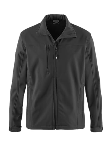 pka Softshelljacke BASIC - Deine Jacke für Arbeit & Freizeit, Schwarz Größe XXL von pka