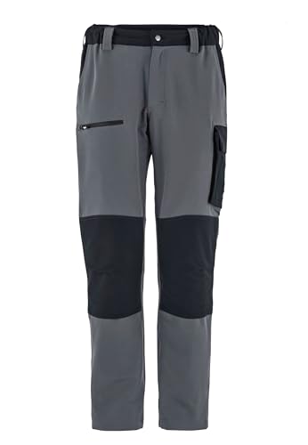 pka Stretch Allround Arbeitshose für Herren - Xfit Light in Grau/Schwarz Größe 24 von pka
