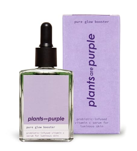 Pure Glow Booster - Vitamin C Serum hochdosiert für strahlende Haut | Alle Hauttypen | Gesichtspflege für Frauen | Gesichtsserum 100% vegan - Plants are Purple von plants are purple
