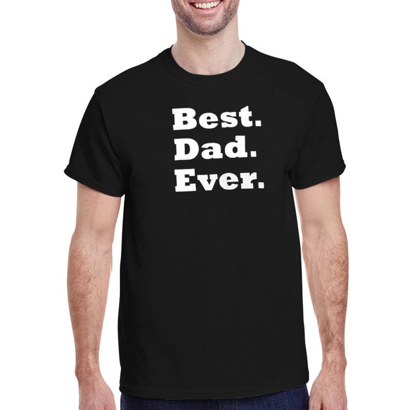 Best Dad Ever T Shirt Erstaunliches Vatertagsgeschenk Witzig Schwarz von plastisolpanda