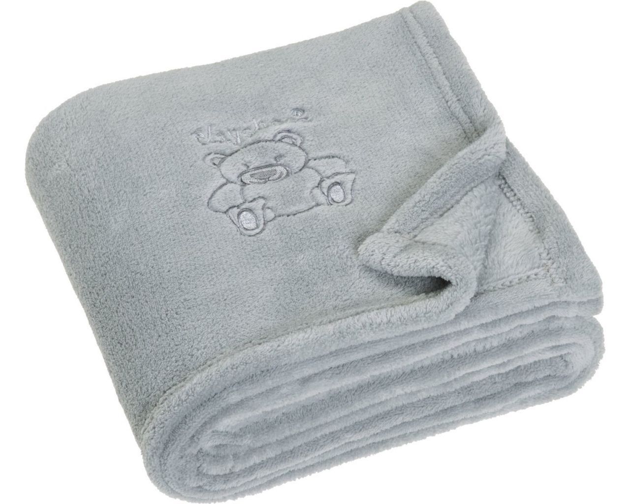 playshoes Fleece-Decke Bär grau von playshoes
