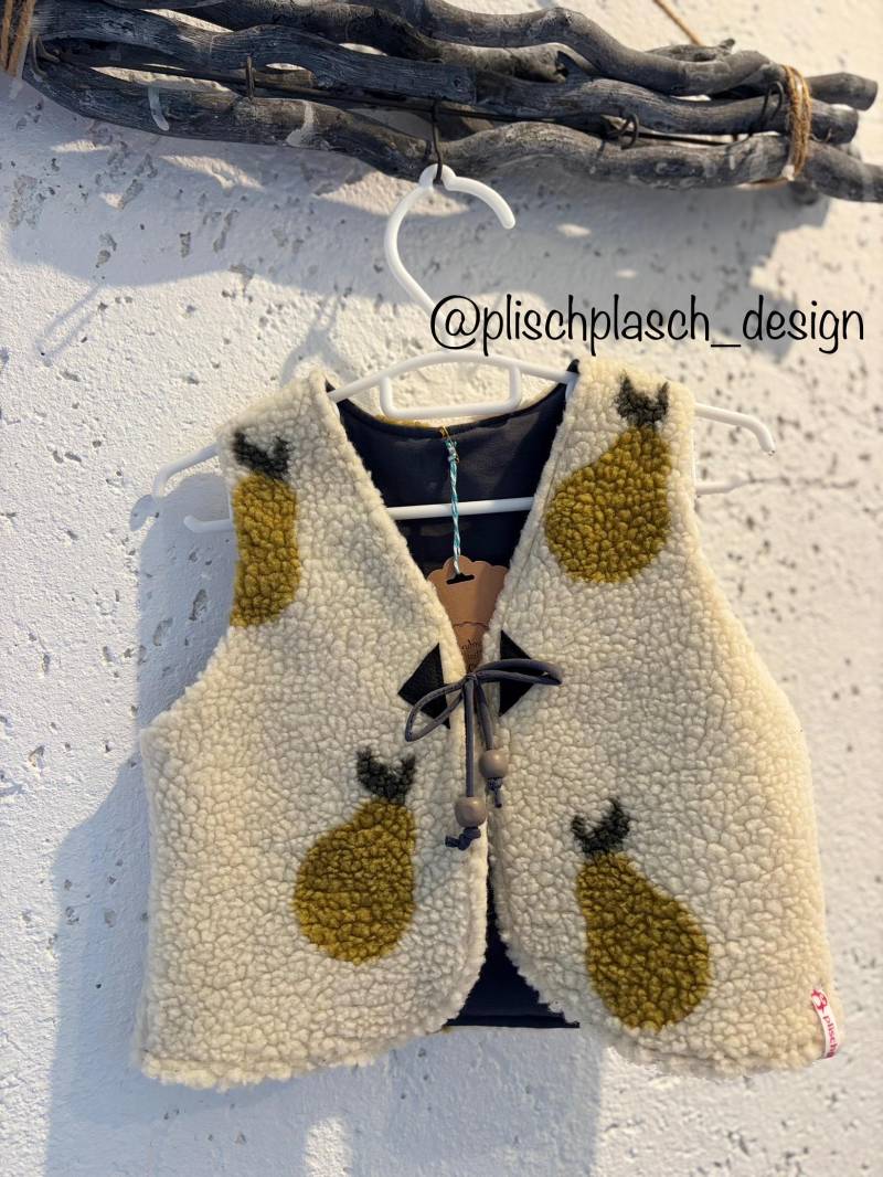 Kinder Teddy Weste von plischplasch