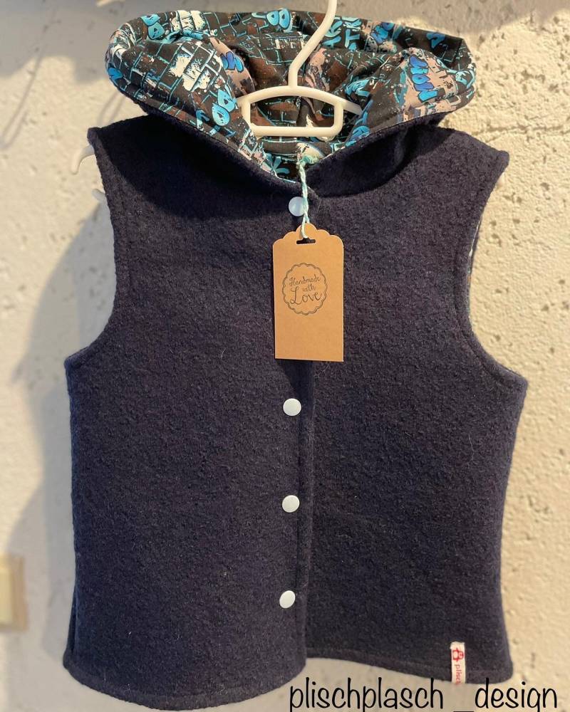 Kinder Walkweste von plischplasch