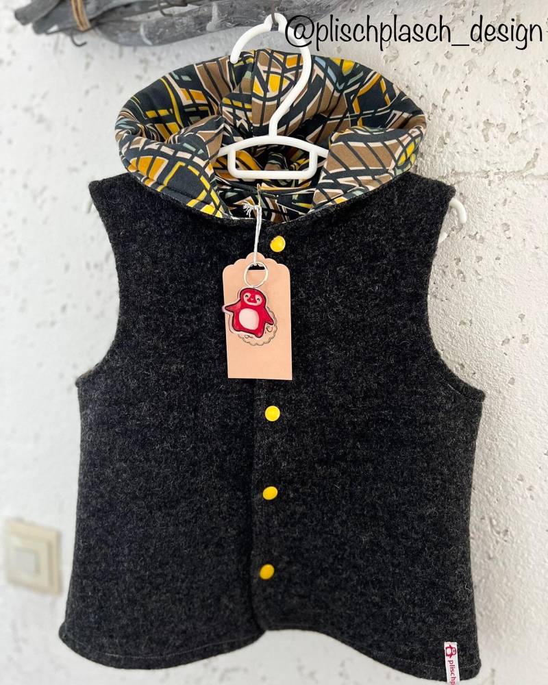 Kinder Walkweste von plischplasch