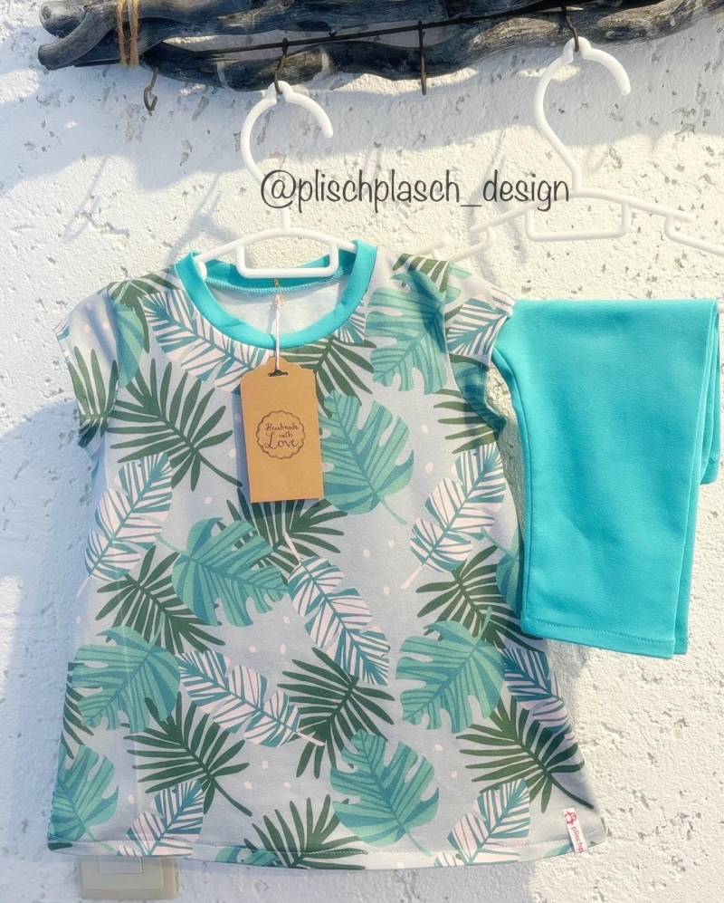 Kleidchen Mit 3/4 Leggings von plischplasch