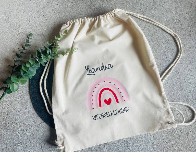 stoffbeutel I Wechselkleidung Turnbeutel Mit Namen Kindergarten Schulkind Tasche Turnkleidung L Jutebeutel von plotterherzle