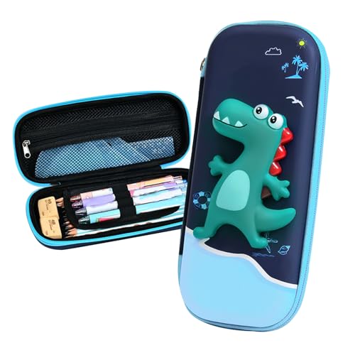 plplaaoo Bleistiftkoffer Bleistift Beutel Stationery Beutel 3D Dekompression Großkapazität Multifunktional niedliches Cartoon -Design Stationery Speichertasche für Kinderschule Eva von plplaaoo