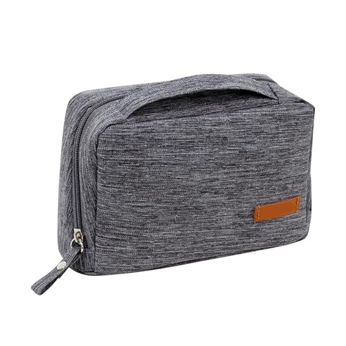 plplaaoo Reiseelektronik Organizer wasserdichte Multifunktion tragbare Digitale Speichertasche Kopfhörer -Ladegerät Kosmetik -Toilettenkoffer für Reisen im Freien kationisch 300d von plplaaoo
