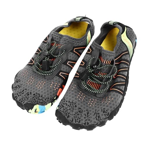 plplaaoo Wasserschuhe, 5-Finger-Watschuhe, schnelltrocknend, rutschfest, atmungsaktiv, leicht, für Strand und Fluss (39) von plplaaoo