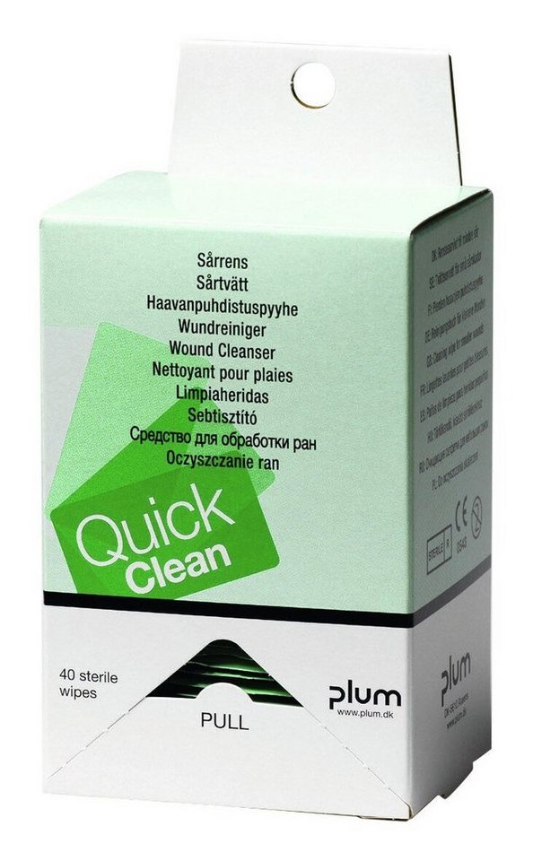 plum Erste-Hilfe-Set, Nachfüllbox für ErsteHilfe-Station, Spenderbox von plum