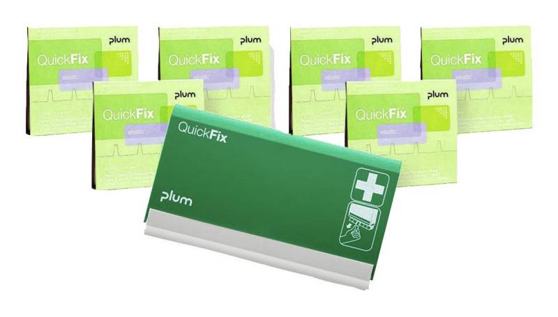 plum Erste-Hilfe-Set, Refill + Spender, elastic von plum