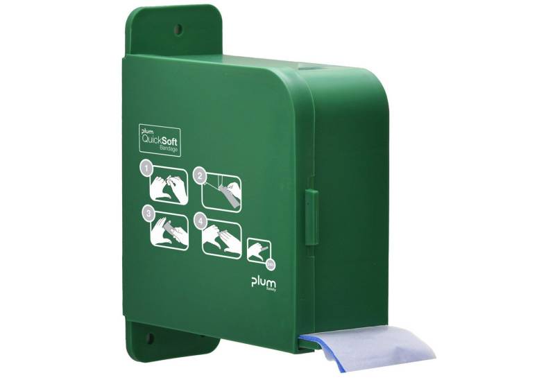 plum Erste-Hilfe-Set Bandagenspender QuickSoft 5555 +Bandage blau von plum